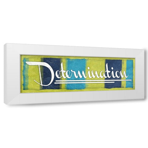 Determination White Modern Wood Framed Art Print by Grey, Jace
