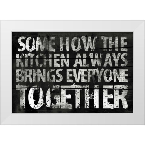 Kitchen 2 White Modern Wood Framed Art Print by Grey, Jace