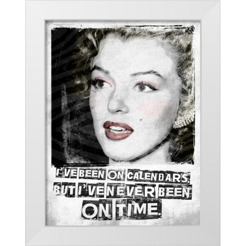 Monroe 2 White Modern Wood Framed Art Print by Grey, Jace