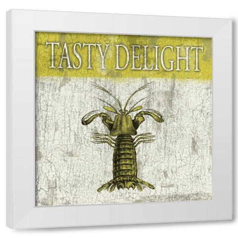Tasty Delight White Modern Wood Framed Art Print by Grey, Jace