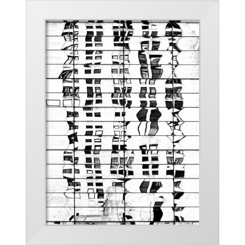 Reflectional Industry A White Modern Wood Framed Art Print by Pica, Jeff