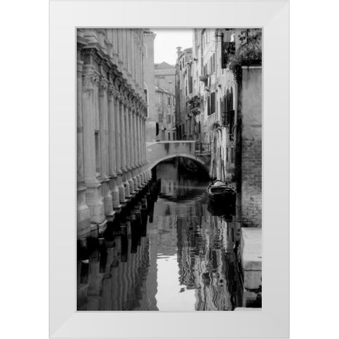 Cinque calli di Venezia 2 White Modern Wood Framed Art Print by Grey, Jace