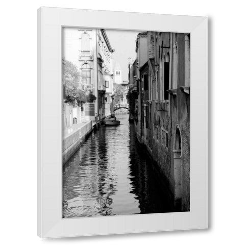 Cinque calli di Venezia 3 White Modern Wood Framed Art Print by Grey, Jace