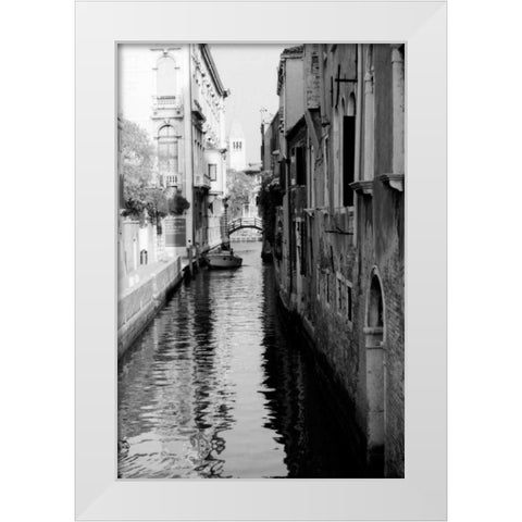 Cinque calli di Venezia 3 White Modern Wood Framed Art Print by Grey, Jace