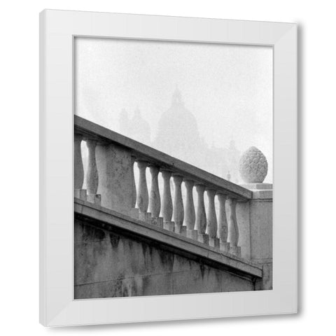 Venice Stairs White Modern Wood Framed Art Print by Grey, Jace