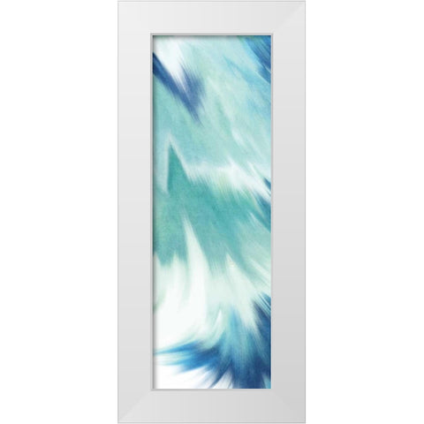 Blue Mood A White Modern Wood Framed Art Print by Allen, Kimberly