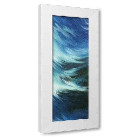 Blue Mood B White Modern Wood Framed Art Print by Allen, Kimberly