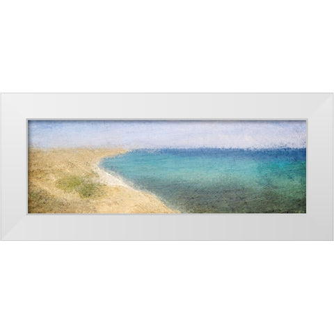 On The Coast White Modern Wood Framed Art Print by Kimberly, Allen