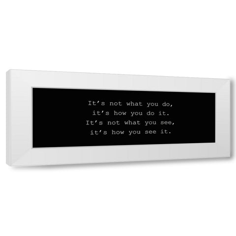 How You White Modern Wood Framed Art Print by Kimberly, Allen