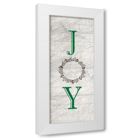 Nostalgic Christmas 8 White Modern Wood Framed Art Print by Kimberly, Allen