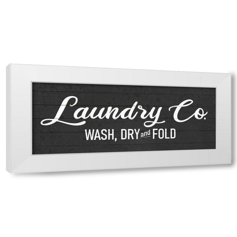 Laundry Co White Modern Wood Framed Art Print by Allen, Kimberly