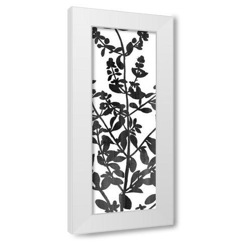 Botanical Panel 1 White Modern Wood Framed Art Print by Allen, Kimberly