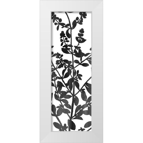 Botanical Panel 1 White Modern Wood Framed Art Print by Allen, Kimberly