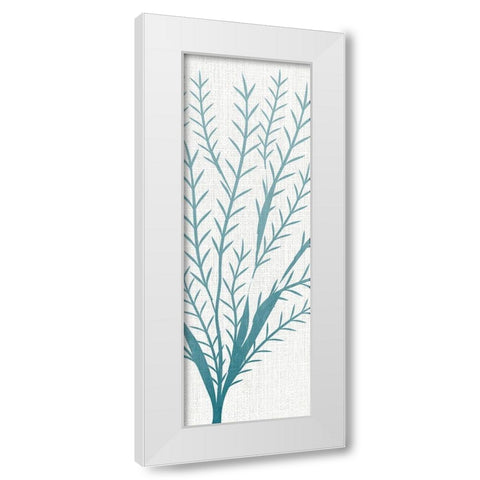 Seaweed Panel 2 White Modern Wood Framed Art Print by Allen, Kimberly