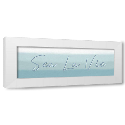 Sea La Vie White Modern Wood Framed Art Print by Allen, Kimberly