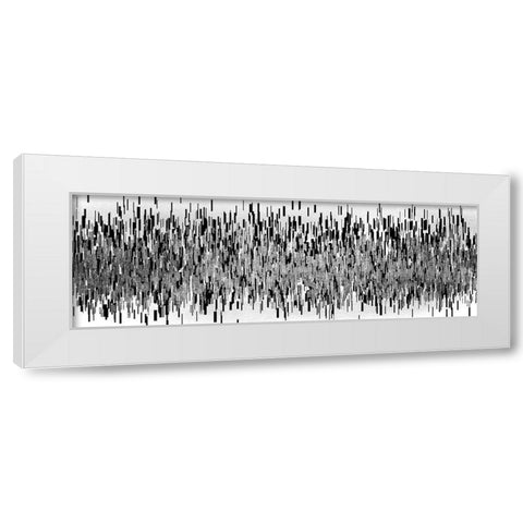 Black Balance White Modern Wood Framed Art Print by Allen, Kimberly