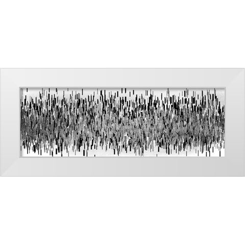 Black Balance White Modern Wood Framed Art Print by Allen, Kimberly