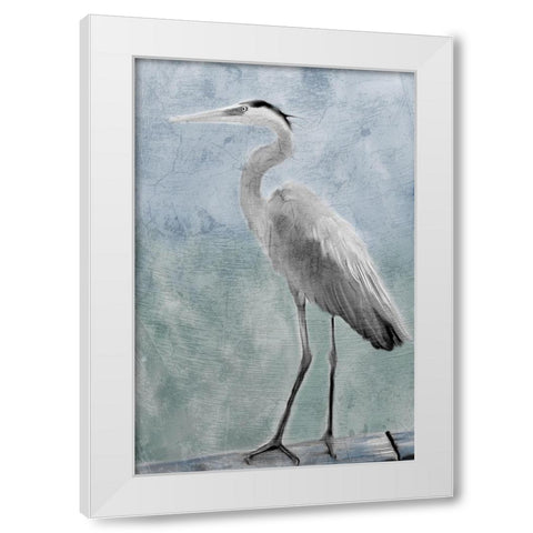 Standing Tall White Modern Wood Framed Art Print by Kimberly, Allen