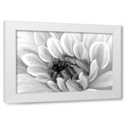 Glowing White Modern Wood Framed Art Print by Kimberly, Allen