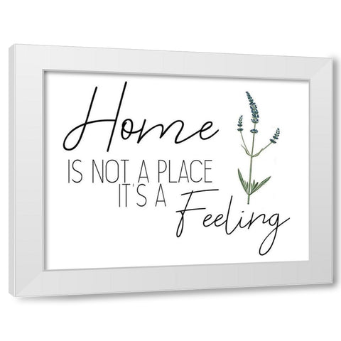 Family Gathers 3 White Modern Wood Framed Art Print by Kimberly, Allen