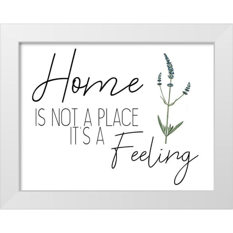 Family Gathers 3 White Modern Wood Framed Art Print by Kimberly, Allen