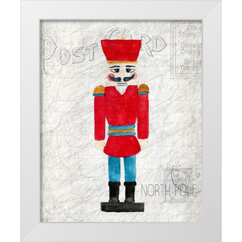 Nostalgic Christmas 5 White Modern Wood Framed Art Print by Kimberly, Allen