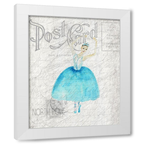 Nostalgic Christmas 6 White Modern Wood Framed Art Print by Kimberly, Allen