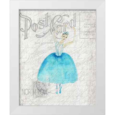 Nostalgic Christmas 6 White Modern Wood Framed Art Print by Kimberly, Allen