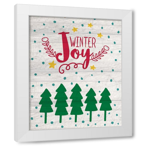 Nostalgic Christmas 13 White Modern Wood Framed Art Print by Kimberly, Allen