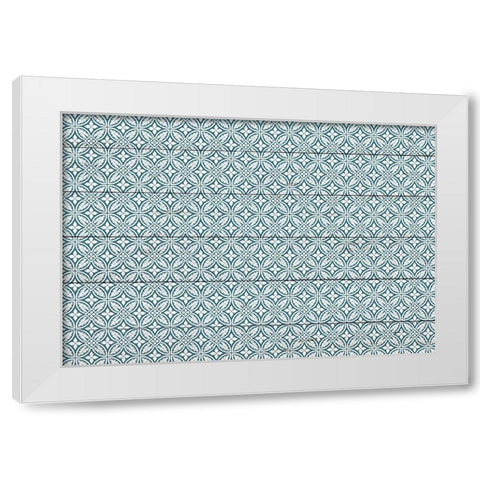 Sanda Pattern 2 White Modern Wood Framed Art Print by Kimberly, Allen