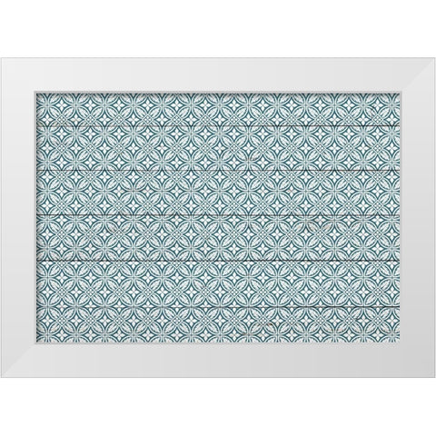 Sanda Pattern 2 White Modern Wood Framed Art Print by Kimberly, Allen
