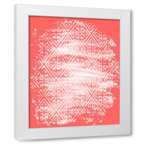 Coral Whites 3 White Modern Wood Framed Art Print by Kimberly, Allen