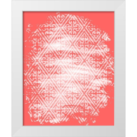 Coral Whites 3 White Modern Wood Framed Art Print by Kimberly, Allen