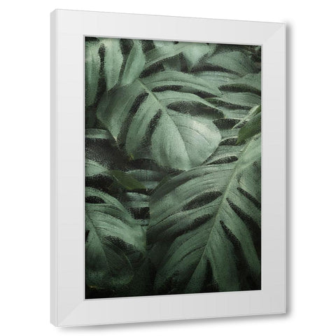 Greenery 2 White Modern Wood Framed Art Print by Kimberly, Allen