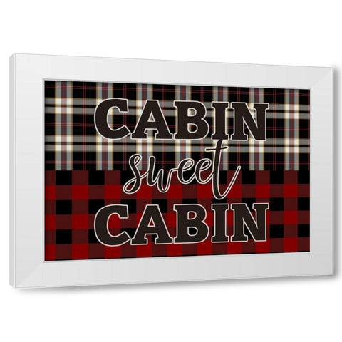 The Lodge 5 White Modern Wood Framed Art Print by Kimberly, Allen