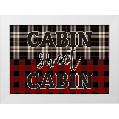 The Lodge 5 White Modern Wood Framed Art Print by Kimberly, Allen