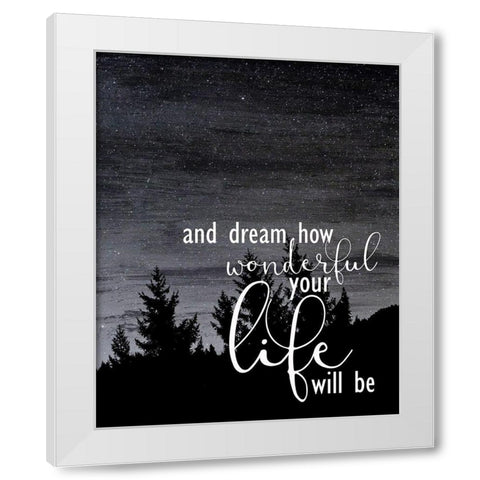 My Angel 2 White Modern Wood Framed Art Print by Kimberly, Allen