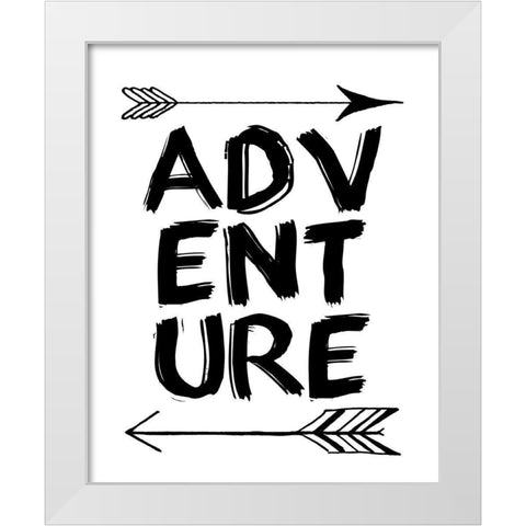 Adventure 2 White Modern Wood Framed Art Print by Kimberly, Allen