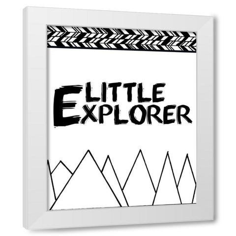 Adventure 3 White Modern Wood Framed Art Print by Kimberly, Allen