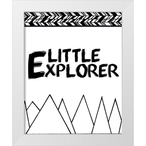 Adventure 3 White Modern Wood Framed Art Print by Kimberly, Allen