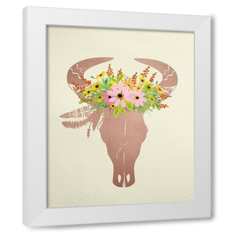 Create Wild 1 White Modern Wood Framed Art Print by Kimberly, Allen