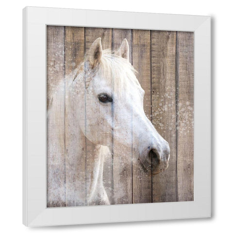 Painted White White Modern Wood Framed Art Print by Allen, Kimberly