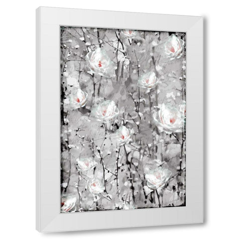 Blooming in White White Modern Wood Framed Art Print by Allen, Kimberly