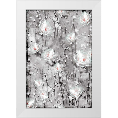 Blooming in White White Modern Wood Framed Art Print by Allen, Kimberly