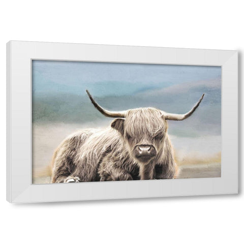 Highland White Modern Wood Framed Art Print by Allen, Kimberly