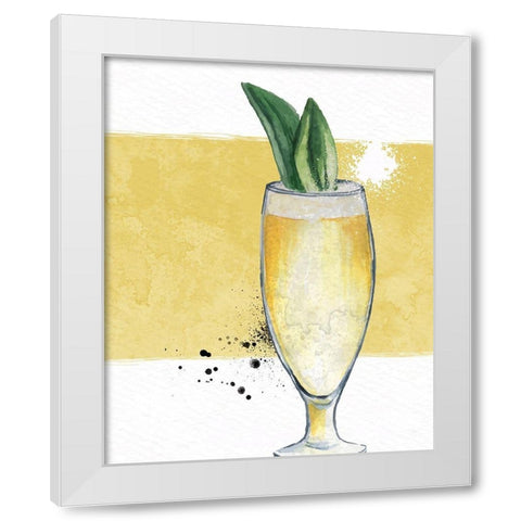 Cocktail Hour 2 White Modern Wood Framed Art Print by Allen, Kimberly