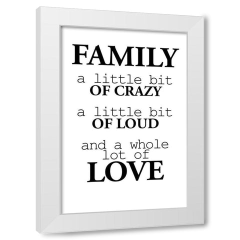 A Little Bit White Modern Wood Framed Art Print by Allen, Kimberly