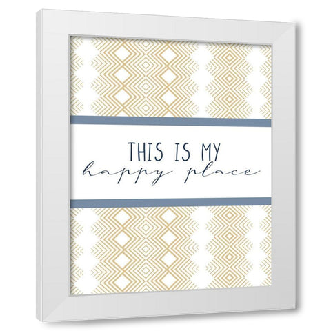 This Is White Modern Wood Framed Art Print by Allen, Kimberly