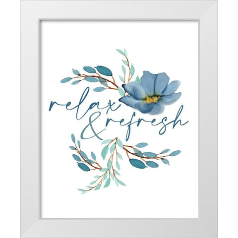 French Blue 2 White Modern Wood Framed Art Print by Allen, Kimberly