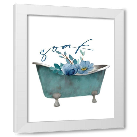 French Blue 4 White Modern Wood Framed Art Print by Allen, Kimberly
